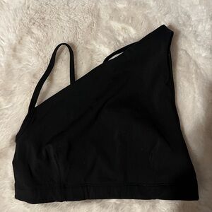 Sweaty Betty Black One-Shoulder Sports Bra